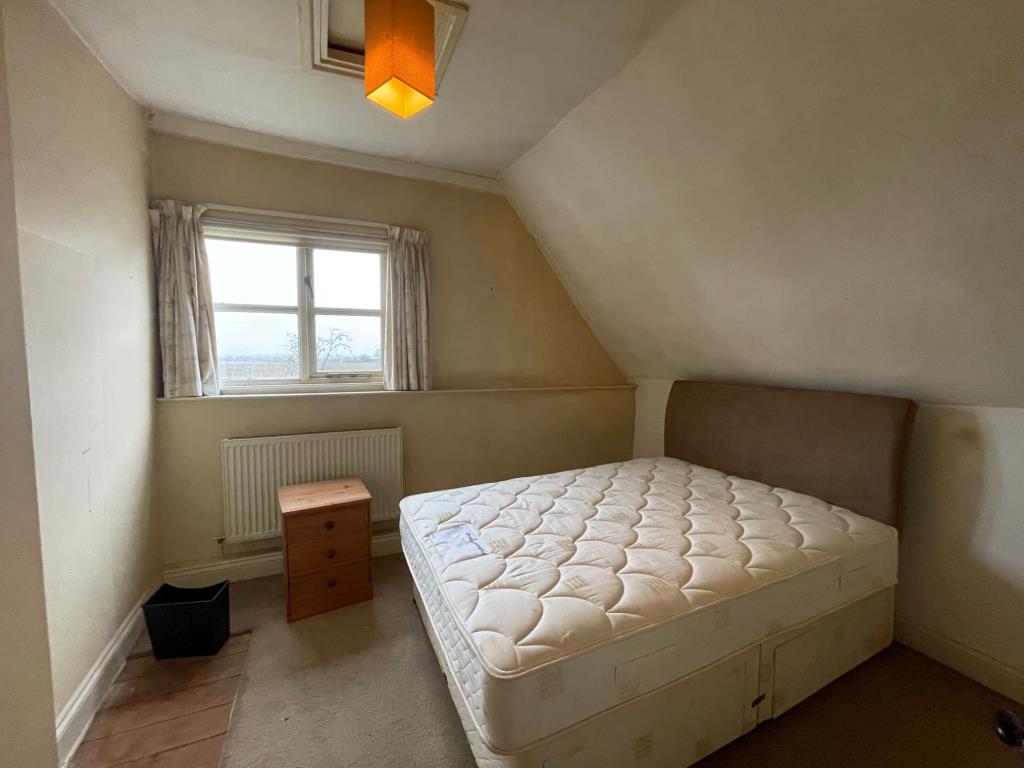 Lot: 132 - CHARACTER COTTAGE IN ESSEX VILLAGE LOCATION - Bedroom 2 with views over fields to the rear